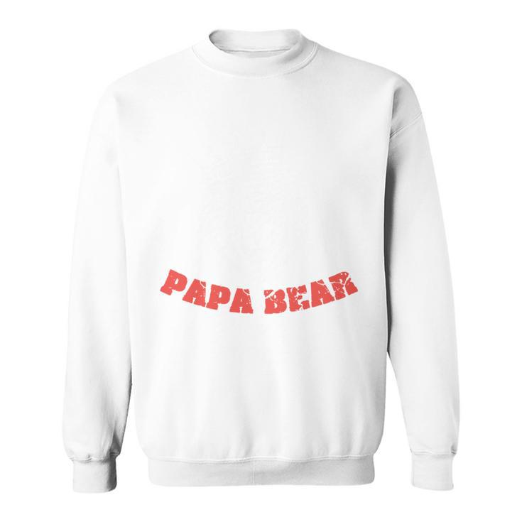 Papa Bär König Dad Stolzer Daddy Familie Legende Mann Sweatshirt