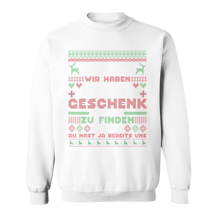 Papa Beste Geschenk Hast Du Weihnachten Kinder Papa Sweatshirt