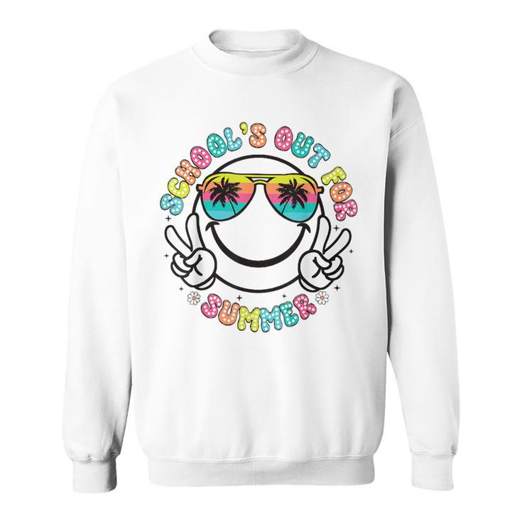 Peace Out For School Summer Sweatshirt