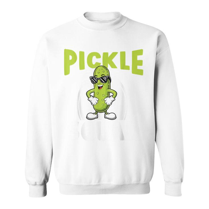 Pickle Squad Vegan Cucumber Pickle Lover Sweatshirt