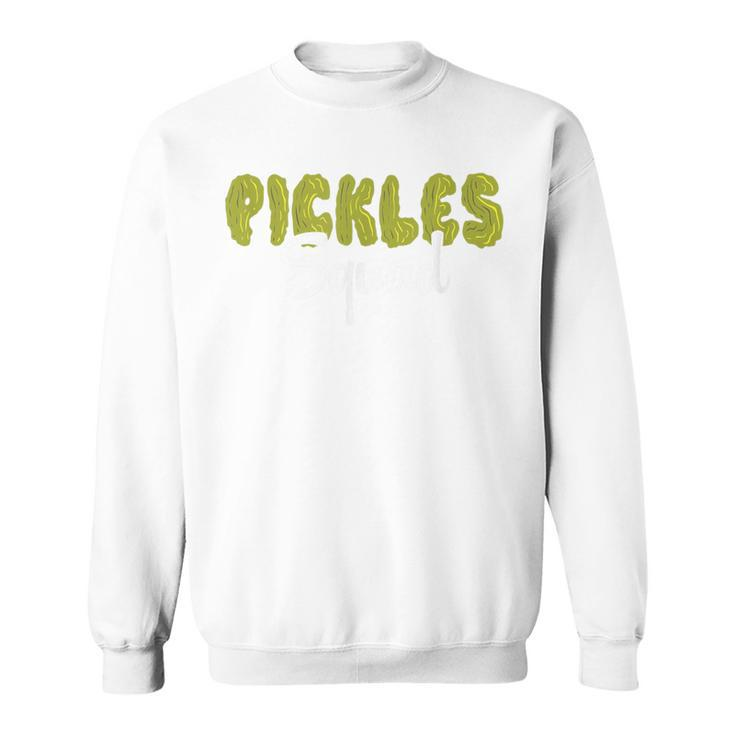 Pickles Squad Costume Pickles Lover Sweatshirt