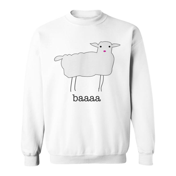 Pony-Poor Baaa Sheep With Logo On Back Sweatshirt