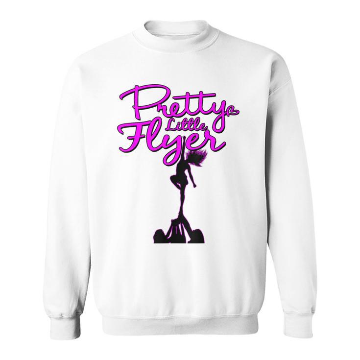 Pretty Little Flyer Cheerleading Squad Pun Sweatshirt