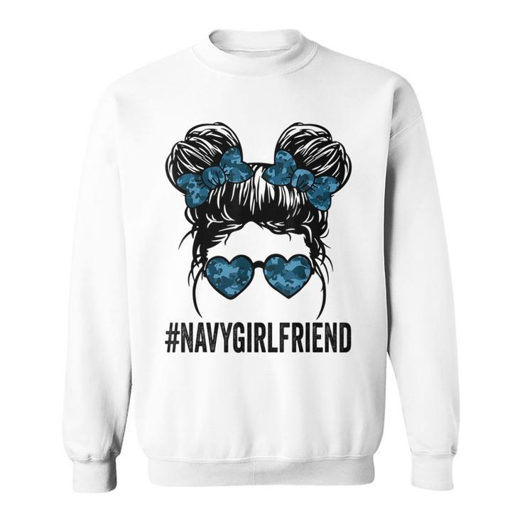 Proud Navy Girlfriend  For Proud Navy Women Sweatshirt