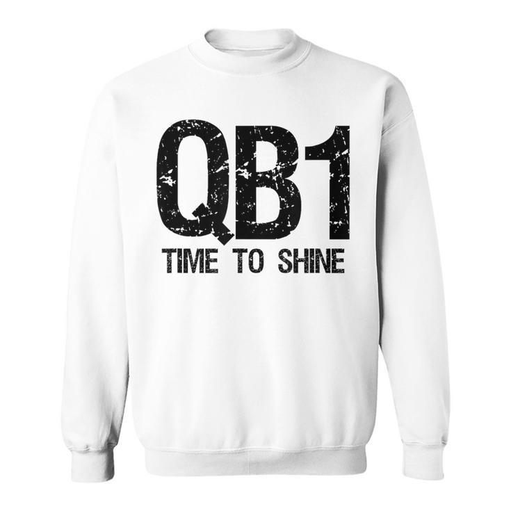Qb1 Football Team Starting Quarterback Sweatshirt