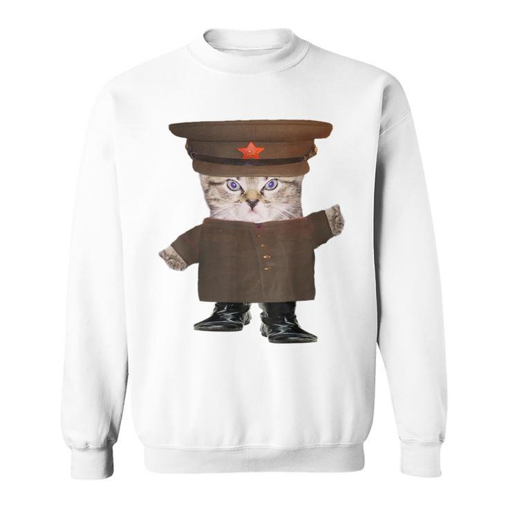 Red Army Kitten Sweatshirt