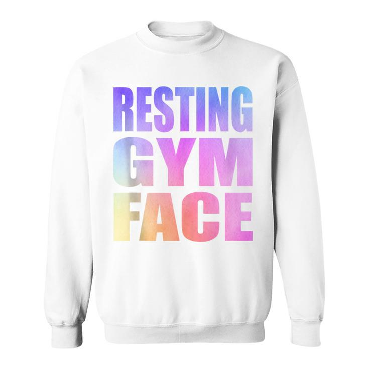 Resting Gym Face Sweatshirt