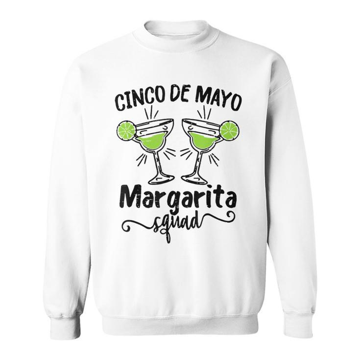 Retro Cinco De Mayo Fiesta Margarita Squad Sweatshirt