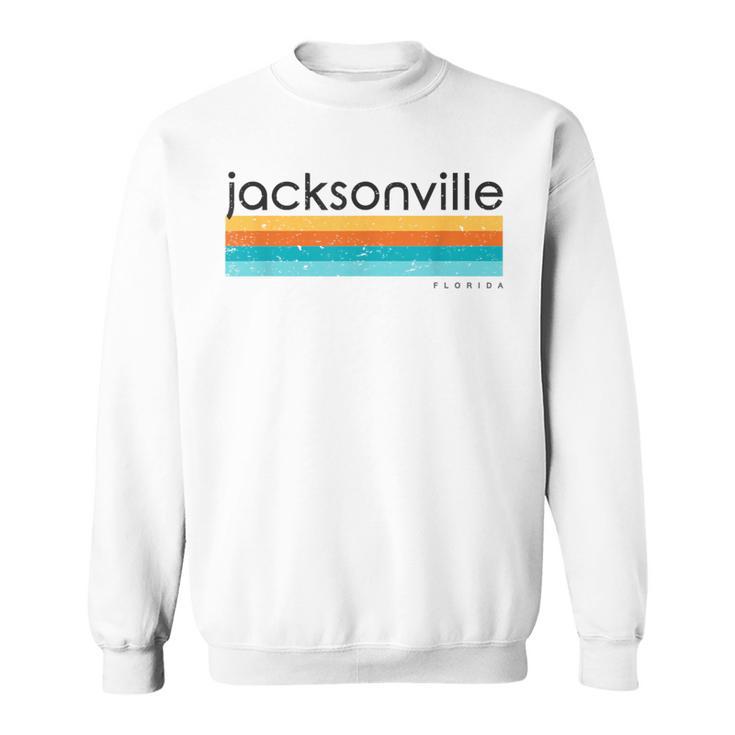 Retro Jacksonville Florida Fl Vintage Sweatshirt