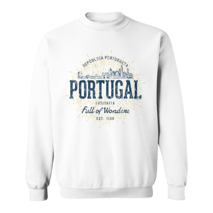 Retro Style Vintage Portugal Sweatshirt