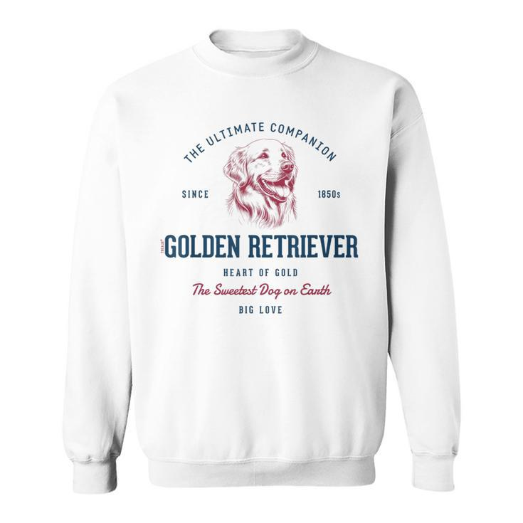 Retro Styled Vintage Golden Retriever Sweatshirt