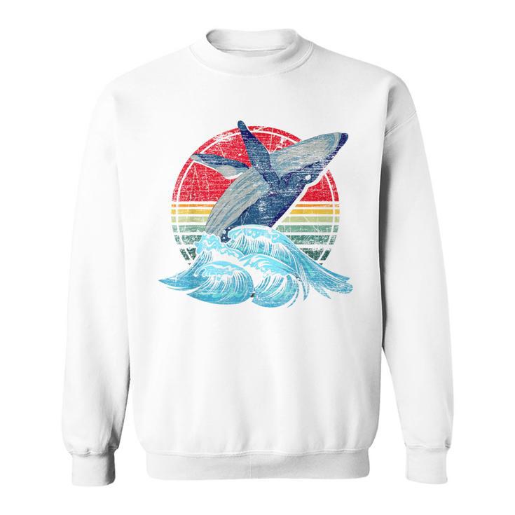 Retro Whale Sweatshirt