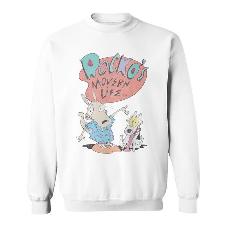 Rockos Modern Life Rocko And Spunky Sweatshirt