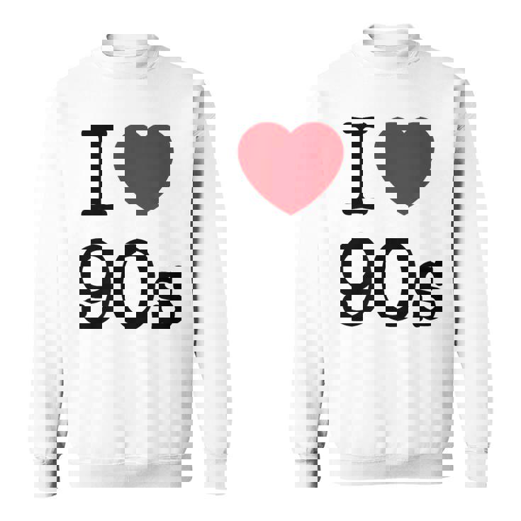 S De Regreso A Los 90 Diseño Gráficointage Retro I Love 90'S Camisa de entrenamiento
