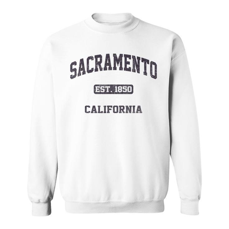 Sacramento California Ca Vintage State Athletic Style Sweatshirt