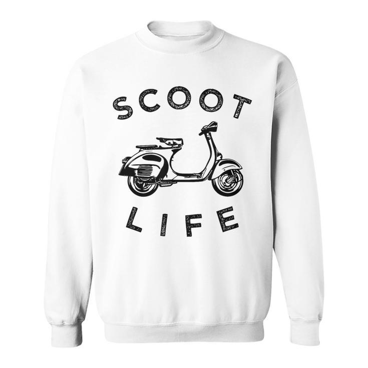 Scoot Life Scooter Fun Moped Graphic Sweatshirt