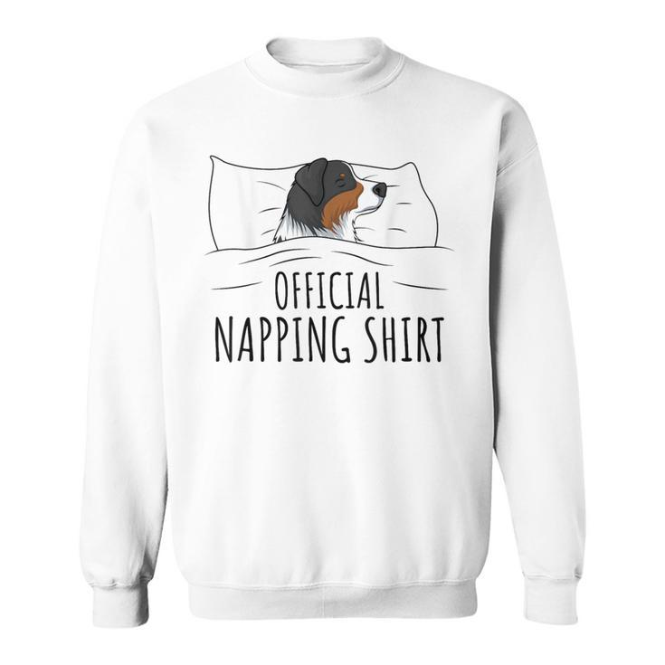 Sleeping Australian Shepherd Pyjamas Official Napping Sweatshirt