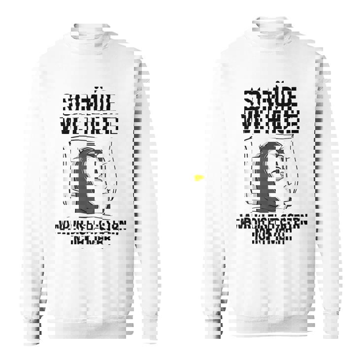 So Müde Wie Heute Penguin Pyjamas Costume Nightdress Penguin Sweatshirt