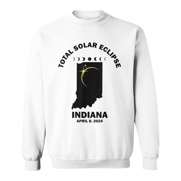 Solar Eclipse 2024 Indiana Solar Eclipse Sweatshirt