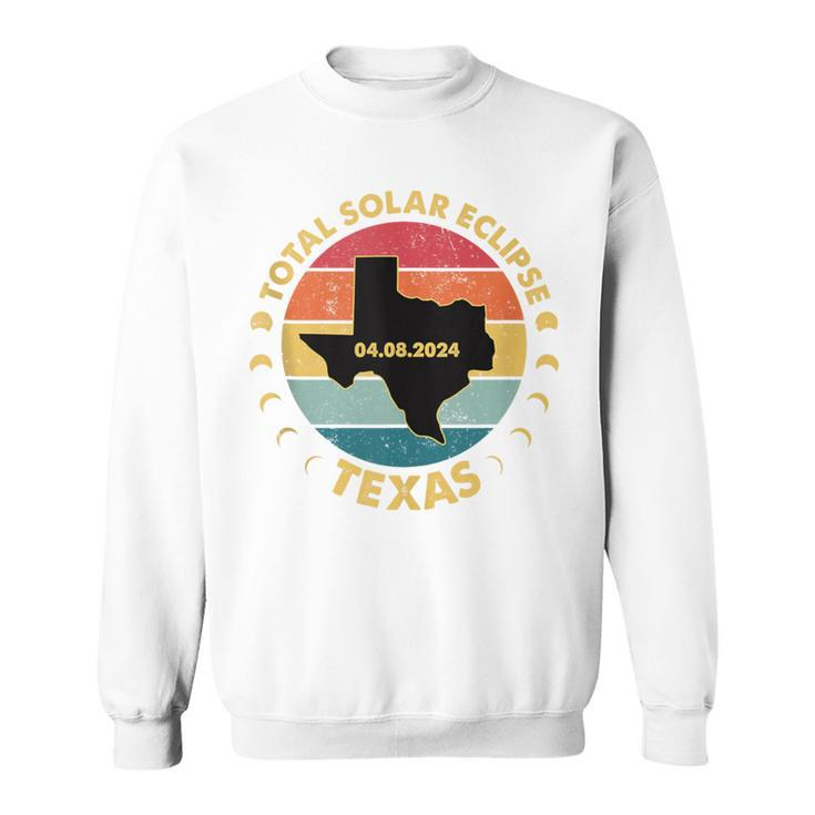 Solar Eclipse 2024 Texas Solar Eclipse Sweatshirt