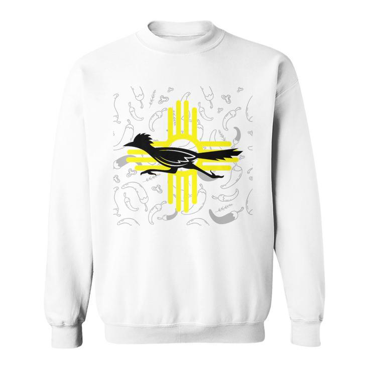 Southwestern New Mexico Spirit Road Runner Zia Chile Pepper Sweatshirt