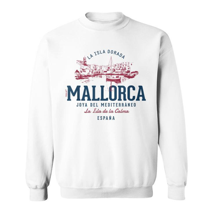 Spain Retro Styled Vintage Mallorca Sweatshirt
