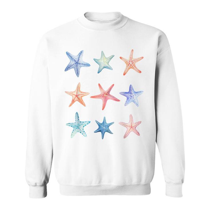 Starfish Collecting Beachcombing Lover Sea Shell Collector Sweatshirt