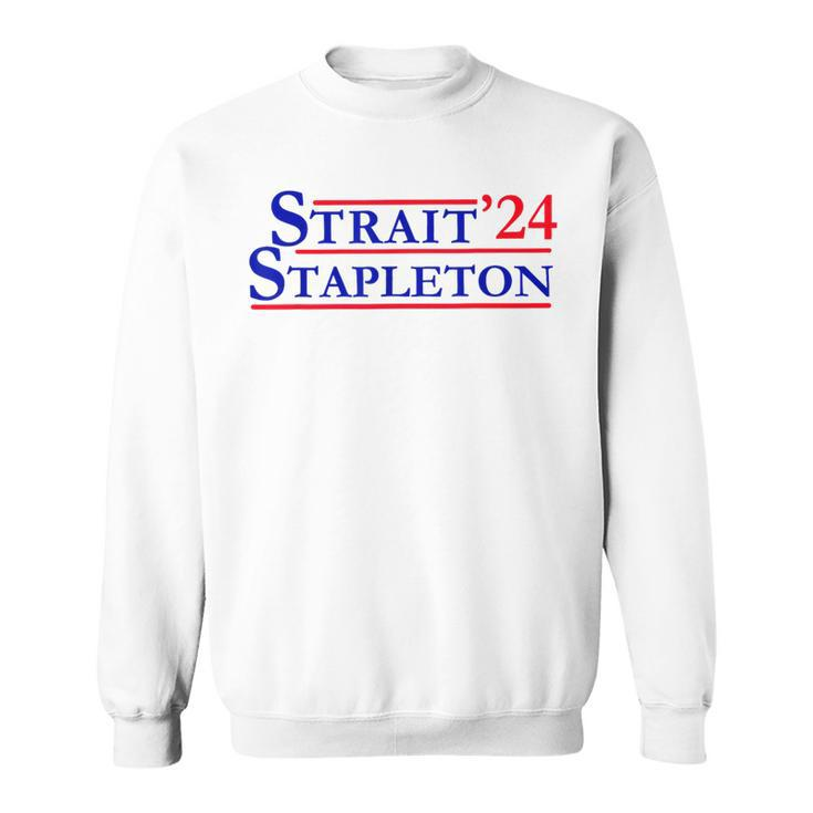 Strait Stapleton 24 Country Cowboy Western Concert Retro Usa Sweatshirt