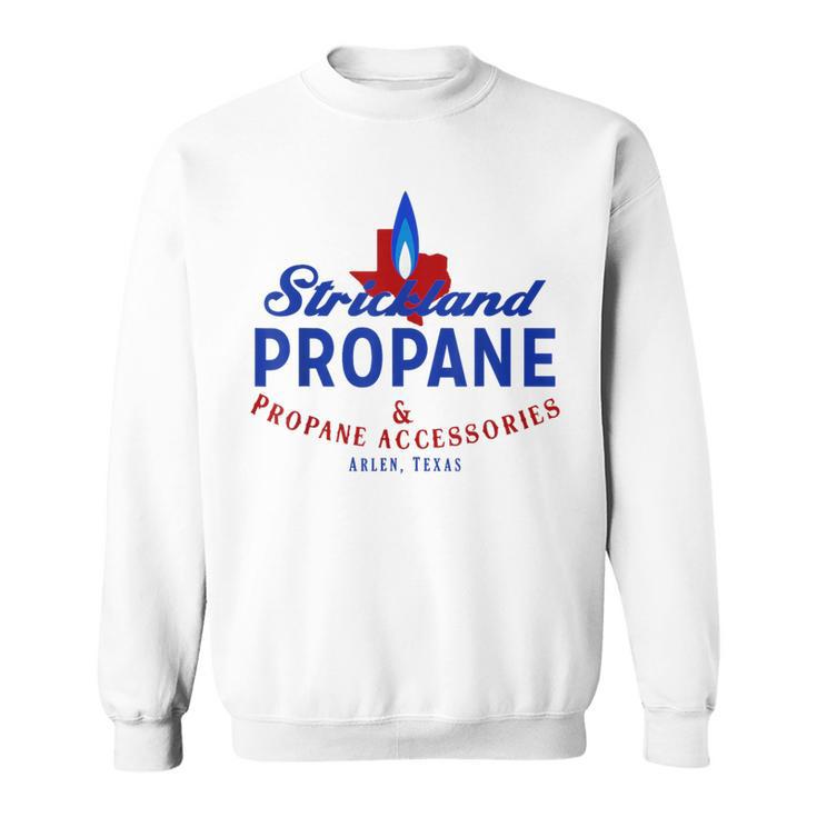 Strickland Propane Taste The Meat Not The Heat Sweatshirt