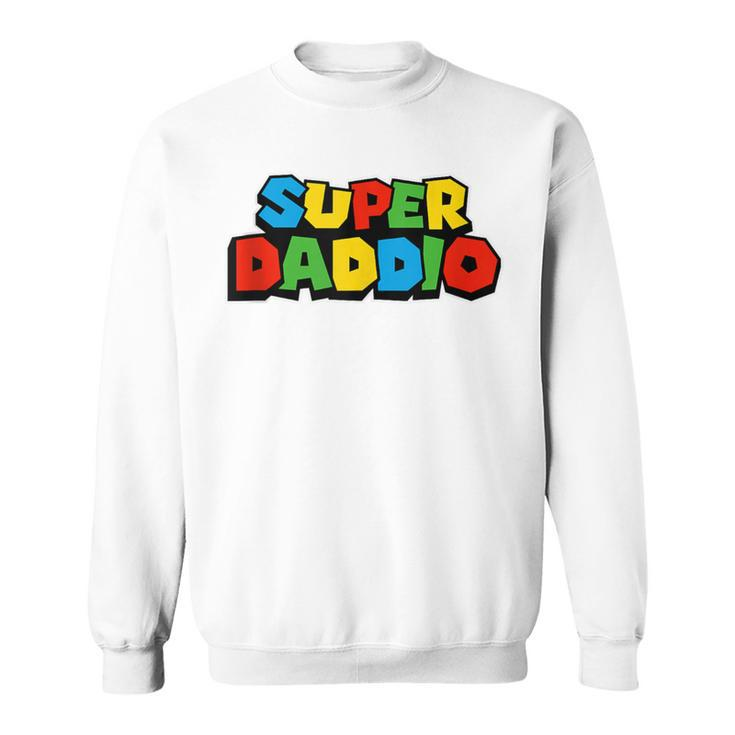 Super Daddio Video Game Father's Day Sweatshirt