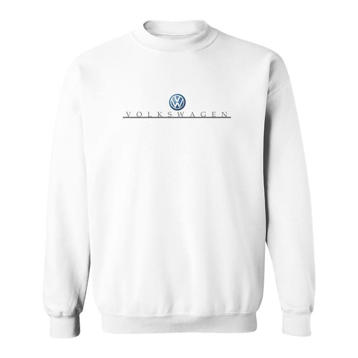 Sweat à Capuche Volkswagen Logo Classique Noir - Vêtement Officiel VW Pour Passionnés Auto Rétro