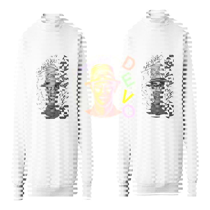 Sweater Unisexe Hommage à Devo Are We Not Men? Design New Wave
