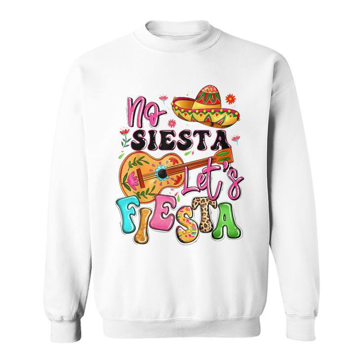 Taco Cinco 5 De Mayo No Siesta Let Fiesta Guitar Kid Toddler Sweatshirt