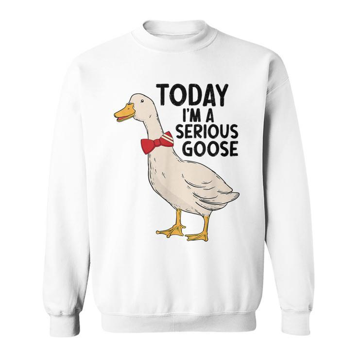 Today Im A Serious Goose Sweatshirt