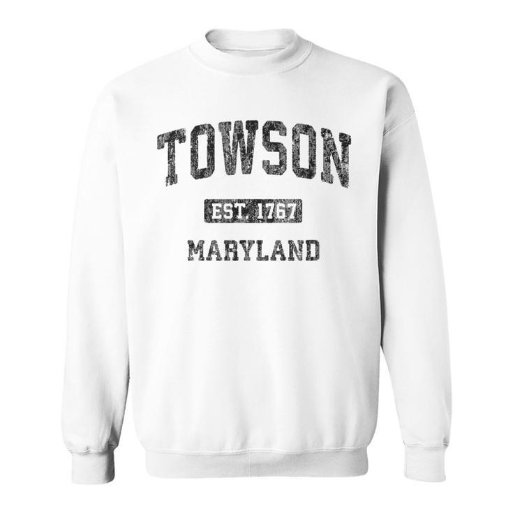 Towson Maryland Md Vintage Athletic Sports Sweatshirt