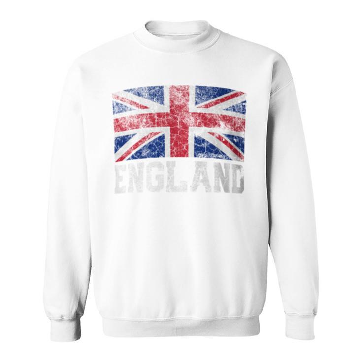 Union Jack Flag Uk England United Kingdom Roots Women Sweatshirt