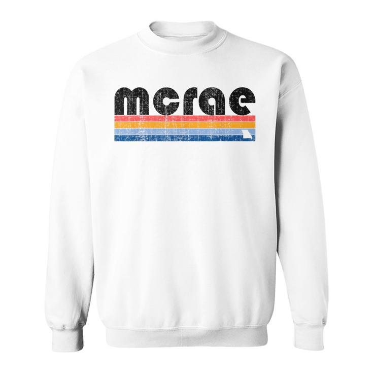 Vintage 80S Style Mcrae Ga Sweatshirt