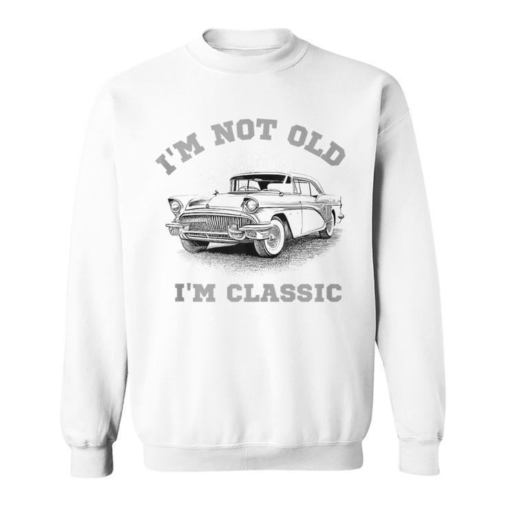 Vintage Car Graphic Perfect For Dad Sweatshirt