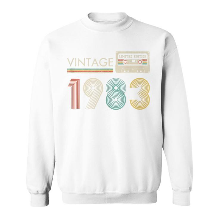 Vintage Cassette Limited Edition 1983 Birthday Sweatshirt