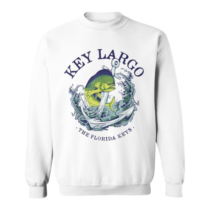 Vintage Mahi Mahi Key Largo Florida Sweatshirt