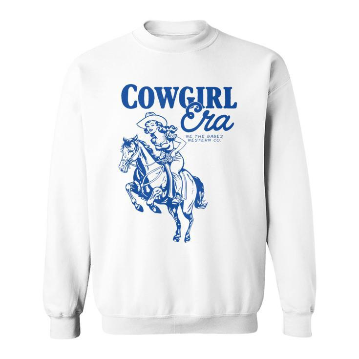 Vintage Retro Cowgirl Era We The Babes Western Co Sweatshirt