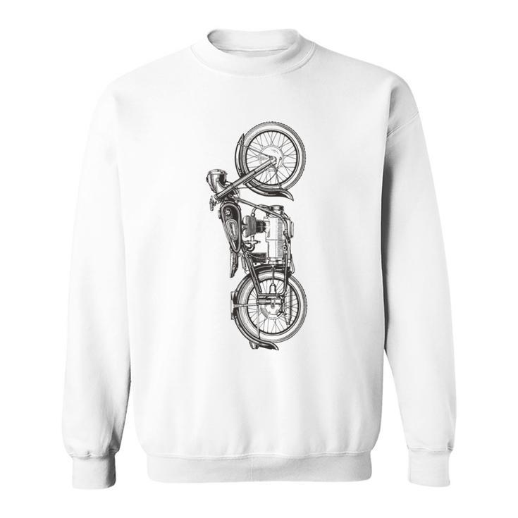 Vintage Retro Motorcycle T Sweatshirt