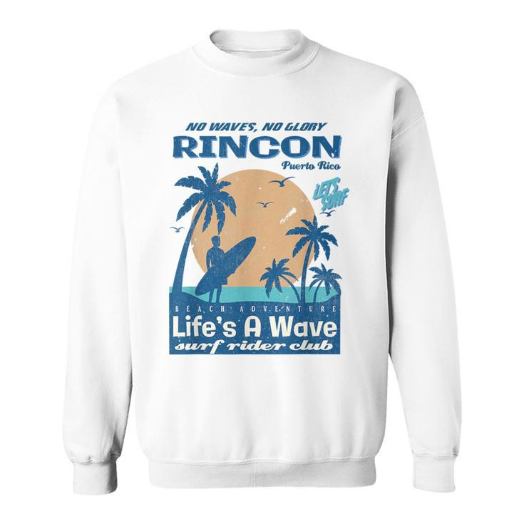 Vintage Rincon Puerto Rico Surf Rider Club Sweatshirt