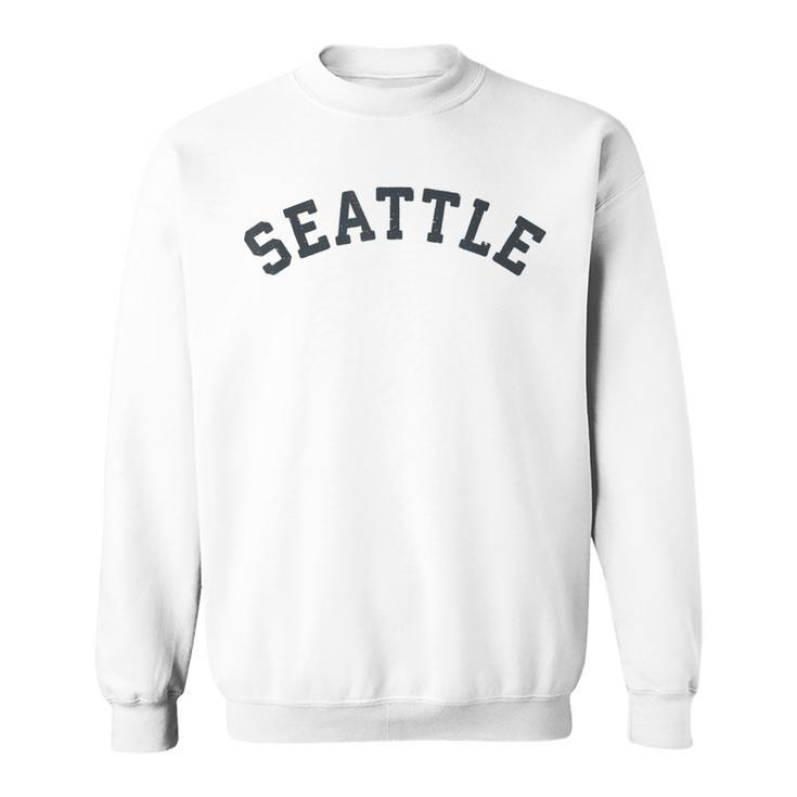 Vintage Seattle T Old Retro Seattle Sports Sweatshirt