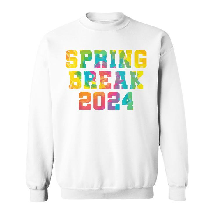 Vintage Spring Break 2024 Beach Week Group Vacation Sweatshirt