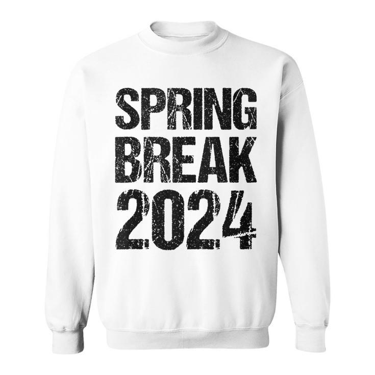 Vintage Spring Break 2024 Spring Break Teacher Sweatshirt