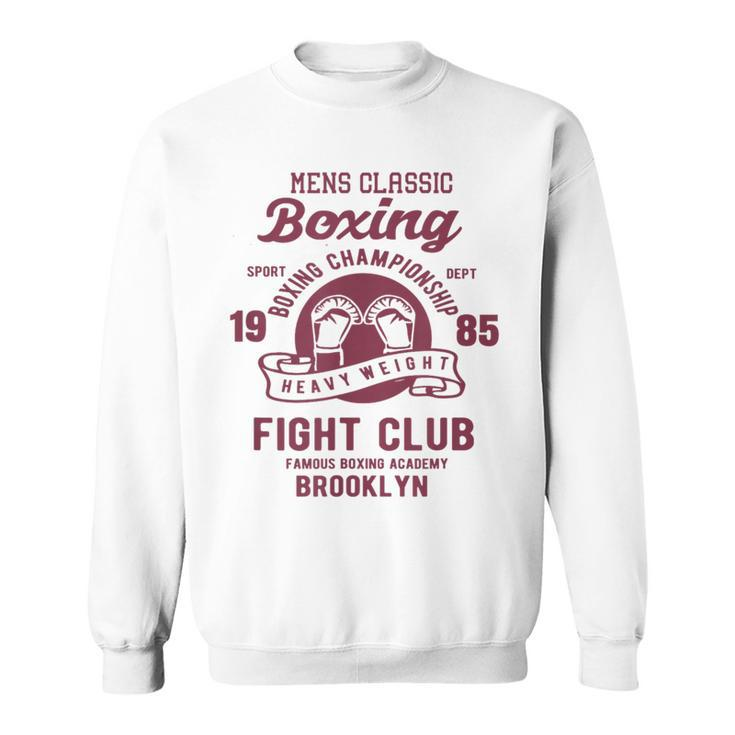Vintage Style Boxing T Boxing Gloves Graphics Sweatshirt