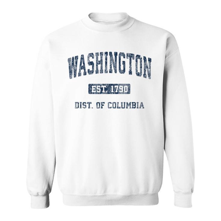 Washington Dc Vintage Athletic Sports Sweatshirt