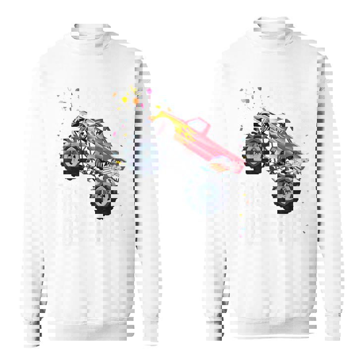 Youth 5 Year Old Monster Truck Car 5Th Birthday Boy Sweatshirt