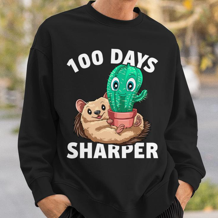 100 Tage Schärfer Kaktus 100 Tage Schärfer 100 Schultag Sweatshirt Geschenke für Ihn